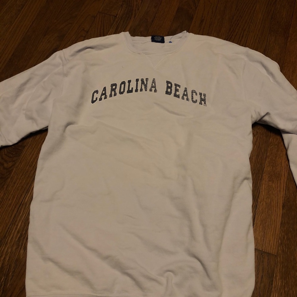 light blue carolina beach crewneck